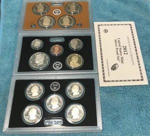 2012-S Silver Proof Set - Picture 1 of 15