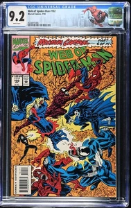 WEB OF SPIDER-MAN #102 (1993 Marvel) CGC 9.2 Direct MAXIMUM CARNAGE Part 6 - Bild 1 von 7
