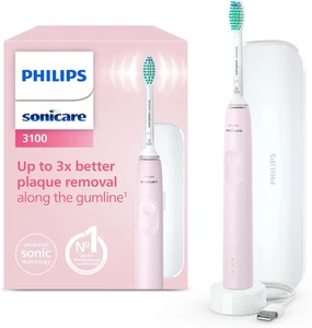 Sonicare Serie 3100 Spazzolino Elettrico Sonico, Con Sensore Di Pressione Incorp - Foto 1 di 12