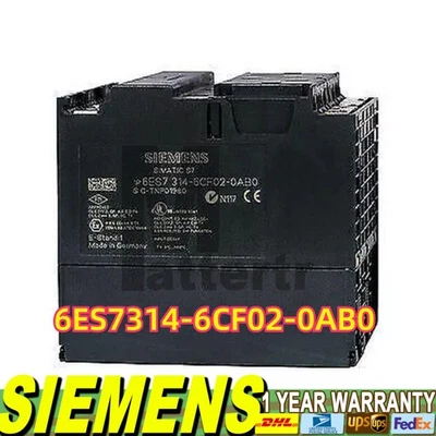 New Siemens 6ES7 314-6CF02-0AB0 6ES7314-6CF02-0AB0 SIMATIC S7-300 CPU 314C-2DP - Image 1 of 4