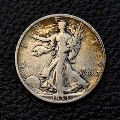 (ITM-7473) 1933-S Walking Liberty Half Dollar ~ Fine Cndtn ~ COMBINED SHIPPING! - Image 1 of 3