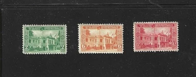 Philippines Scott 455-457- Malacanan Palace Issue- MOG- Issued 1939 - Image 1 of 2