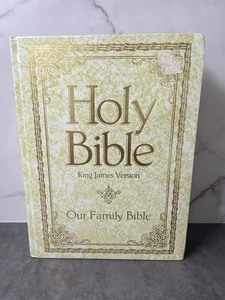 RARO Nuevo SELLADO⭐De colección Nelson Santa Biblia Regencia KJV 702WM "Nuestra Biblia Familiar" - Imagen 1 de 5