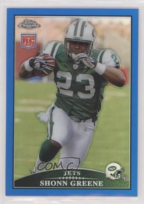2009 Topps Chrome Blue Refractor Shonn Greene #TC176 Rookie RC - Image 1 of 2