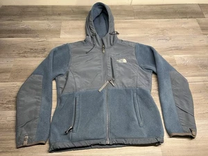 The North Face Denali Fleece Jacket Womens Size S Blue Hooded Polartec Full Zip - Picture 1 of 6
