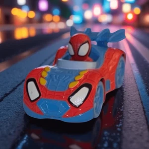 Disney Junior Marvel Amazing Metals Spidey Diecast Car B23 - Imagen 1 de 6