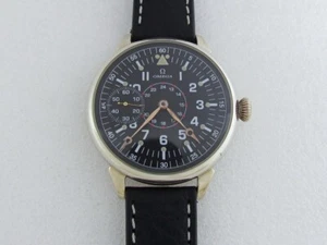 Omega Laco Aviator Luftwaffe Pilot WWII Vintage Swiss Men Watch CAL.40,6L.T2.15P - Picture 1 of 15