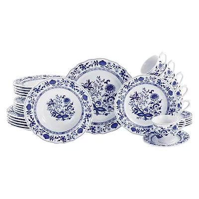 CreaTable Flora Zwiebelmuster 17133 Kombiservice 30-tlg Geschirrset 6 Personen - Bild 1 von 4