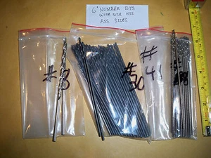 PUNTE CALIBRO FILO LUNGO HSS 5"- 6" #2 TO #54 (P)LUCIDO (BO) OSSIDO NERO - Foto 1 di 1
