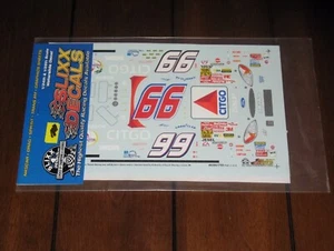 Slixx NASCAR 1783 99 Citgo Jeff Burton Roush Ford Taurus Waterslide Decals 1/24 - Picture 1 of 2