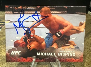 Michael Bisping Signed 2009 Topps Round 2 UFC Card in person Auto HOF - Picture 1 of 1