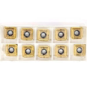 10 insertos de carburo recubiertos de taladro CNC grado T400D SECO SPGX 12T3-C1- - Imagen 1 de 14