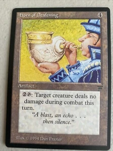 Horn of Deafening LP [Legends] Mtg Magic Free Tracking! - Picture 1 of 7