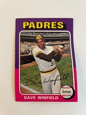 1975 OPC BASEBALL CARD DAVE WINFIELD #61 SAN DIEGO PADRES