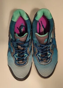 FILA Women Size 7 Shoes Blue Running Mesh - Picture 1 of 2