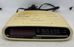 Vintage Sony Dream Machine Alarm Clock Radio ICF-C290 Radio Not Working - Picture 1 of 11