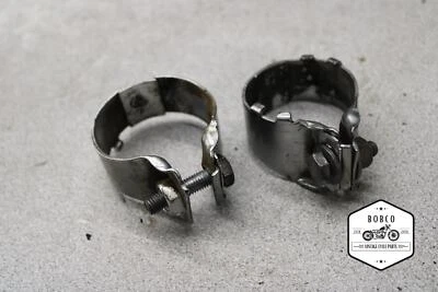 Honda CB450 1974 abrazaderas de silenciador de escape G3-4015.ow Foto 1 de 4