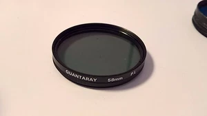 Filtro de lente usado Quantaray PL 58 mm hecho en Japón polarizador circular polar - Imagen 1 de 1
