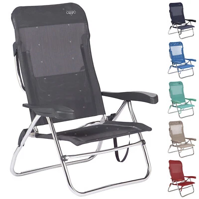 CRESPO Strandstuhl AL 223 Camping Garten Liege Stuhl Klappstuhl Klappbar Alu - Bild 1 von 4