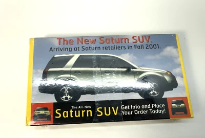2001 Saturn L Series Car and SUV Promotional VHS Tape Sealed Foto 1 de 4