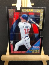 CHIPPER JONES 2000 TOPPS GOH STAINED GLASS BASEBALL CARD #GH2 - ATLANTA BRAVES
