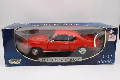 Motor Max 1969 Pontiac Gto Judge 1:18 Scale Diecast Open Box - Image 1 of 4