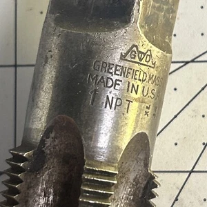 Greenfield 1 NPT XL J4 Taper Pipe Tap 5 Flute - Picture 1 of 10