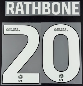 24/25 WREXHAM A.F.C. JUEGO NOMBRE JUGADOR LOCAL OFICIAL RATHBONE 20 - Imagen 1 de 2