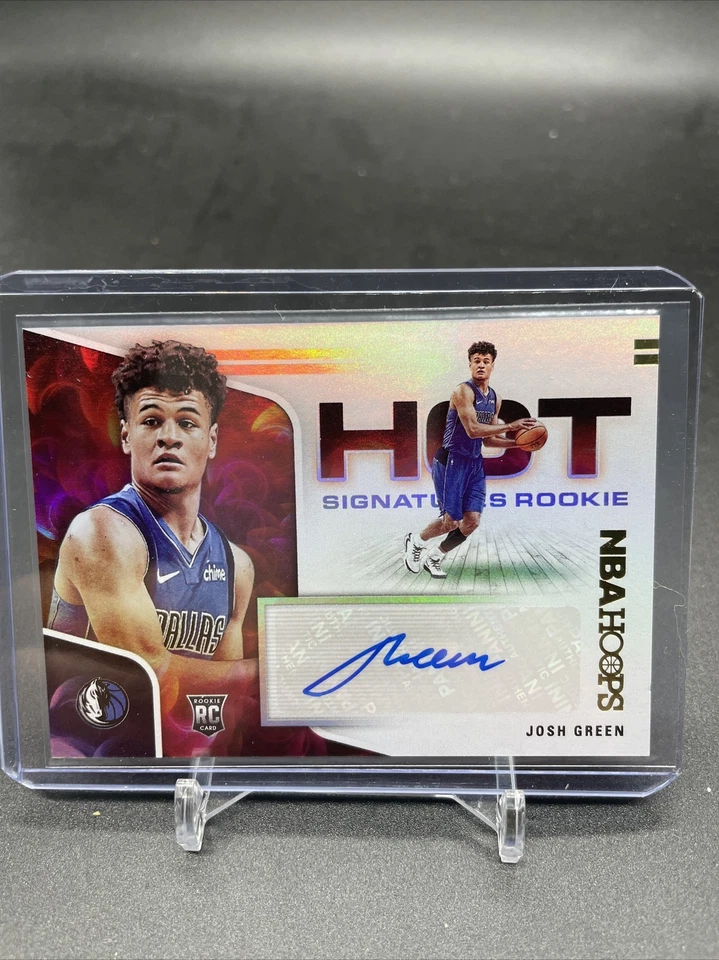 2020-21 Josh Green NBA Hoops Hot Signatures Rookie Auto Dallas Mavericks - Image 1 of 1