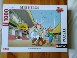 Astérix puzzle Nathan 1000 pièces la gauloise amphore 874521 RARE an 2012 TBEG