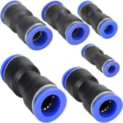 RECAMBO Gerader Verbinder Steckverbindung Pneumatik Kupplung für PU PA Rohr 6-16mm