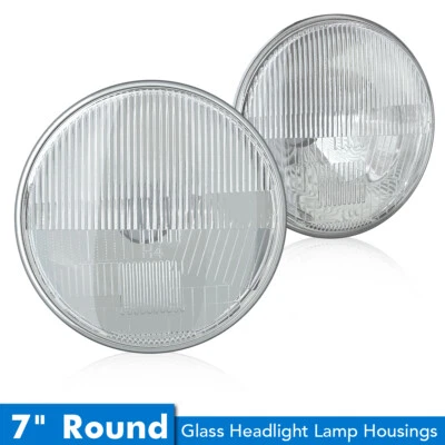 Para Jeep Gladiator 1962-1969 7" FARO redondo viga sellada carcasa de vidrio H6024 Foto 1 de 4