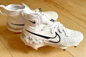 size 7 Nike Alpha Huarache NXT White  Men's Metal Baseball Cleats DJ6517-100 - Picture 1 of 10
