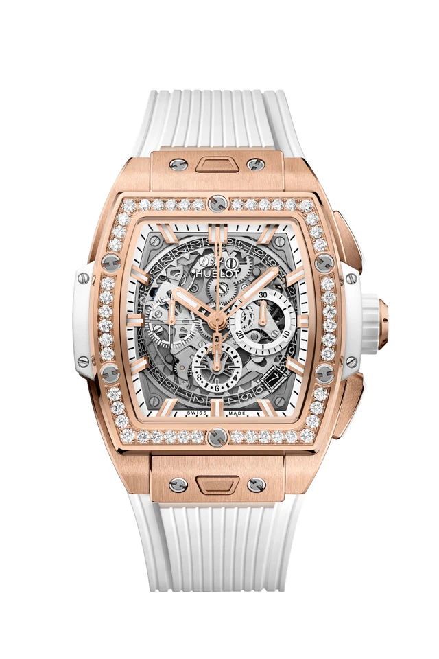 HUBLOT 642.OE.2010.RW.1204 SPIRIT OF BIG BANG KING GOLD WHITE DIAMONDS 42 MM - Image 1 of 1