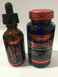 Kit Xtronger Dietary Supplement Capsules & Drops / Total satisfaction Sexo Sex - Picture 1 of 7