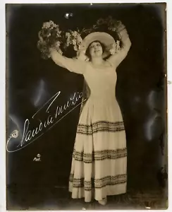 Claudia Muzio Foto signiert, italienische Lyrik Sopranistin, Autogramm - Bild 1 von 3