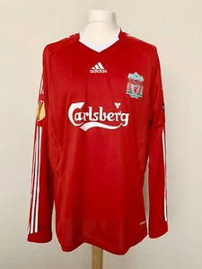 Liverpool FC 2009-2010 home Europa League Ngog match worn Adidas England shirt - Picture 1 of 10