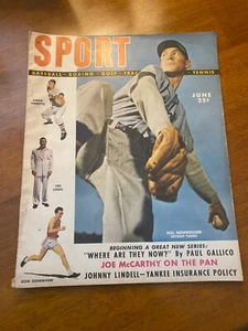 SPORT Magazine June 1949 with Hal Newhouser Pictured on Cover - Picture 1 of 1