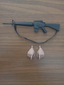 1/6 Hot Toys - MMS 466 - The Matrix - Neo - Assault rifle+hands BIB - Picture 1 of 5