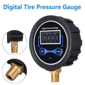 Digital Manometer Reifenfüller Druckprüfer 200psi Unten Druckgrenze Tool 1/8NPT - Bild 1 von 7