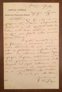 Lettera autografa di Francesco Crispi - Picture 1 of 1