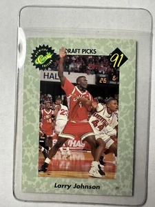 1991 Classic Draft Picks Larry Johnson Promotional Card UNLV RC #1 Pick - Picture 1 of 1