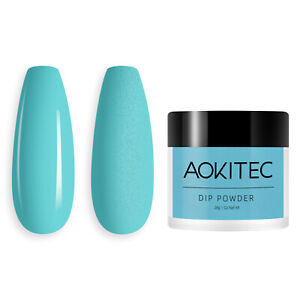 Aokitec Colored Acrylic Nail Dip Dipping Powder 1oz Summer 2022 Updated Pick Any