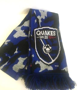 SAN JOSE TERREMOTOS BUFANDA MLS Fútbol Camuflaje Azul Gris Negro - Imagen 1 de 4