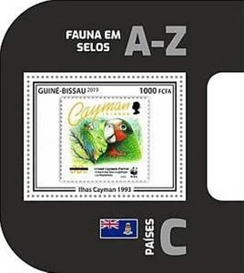 Guinea-Bissau - Sello de fauna WWF 2019 en sello - Hoja de recuerdo - GB190403b15 - Imagen 1 de 1