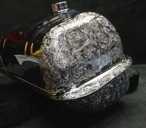 INNOCENTI LAMBRETTA BENZINTANK S1 S2 S3 VERCHROMT INDIVIDUELL HANDGRAVUR - Bild 1 von 24