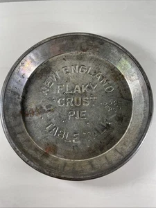 New England Flaky Crust Table Talk Pie Metal Pie Tin 5 Cent Deposit - Picture 1 of 3