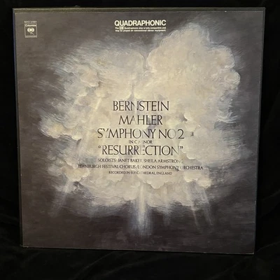 MAHLER Symphony #2 - LEONARD BERNSTEIN, LSO - COLUMBIA QUAD ST 2LP BOX 1974 Foto 1 de 4