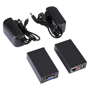 1080P 100M VGA SVGA Video Extender Extension Over RJ45 CAT5e/6 US Plug FY - Afbeelding 1 van 7