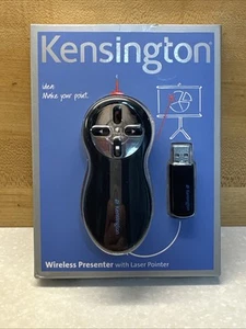 Presentador inalámbrico Kensington con puntero láser y dongle nuevo en caja envío gratuito - Imagen 1 de 7